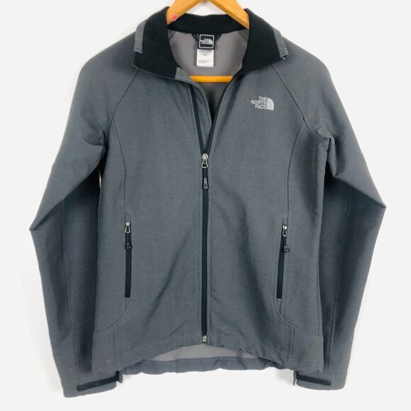 The North Face TNF Womens FlashDry Jacket Sz Small Full-Zip Gray - Picture 1 of 14